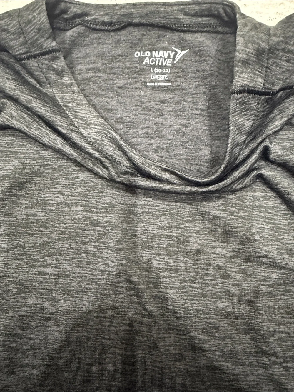 Old Navy Kids Dark Gray Long-Sleeve Active Tee